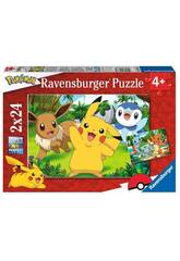 Puzzle Pokémon 2x24 Pezzi Ravensburger 5668
