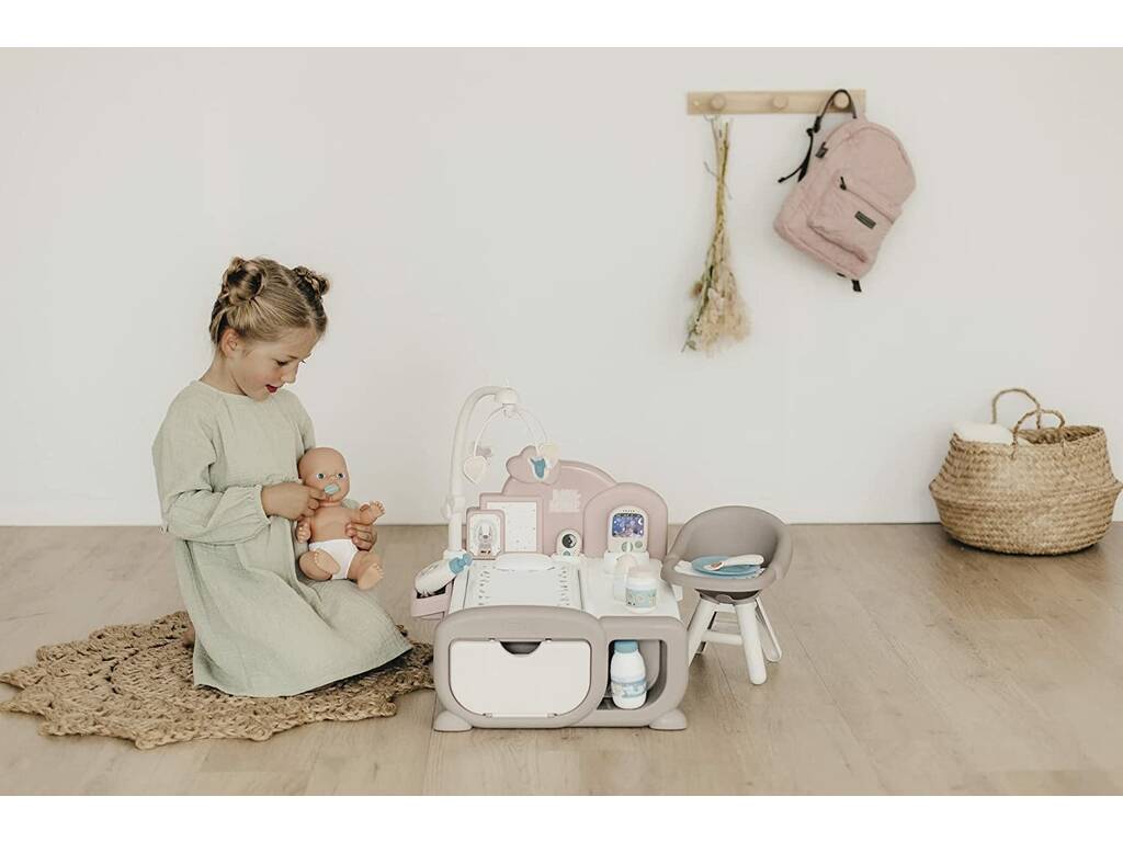 Chambre de bébé avec poupée 32 cm. Smoby 7600220375