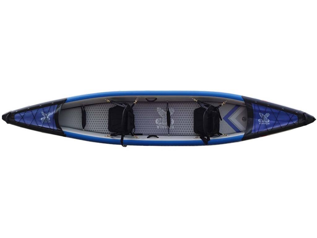 Kayak gonfiabile 2 posti Kohala Caravel 440 Dropstich 440 cm. Ociotrends KHD440