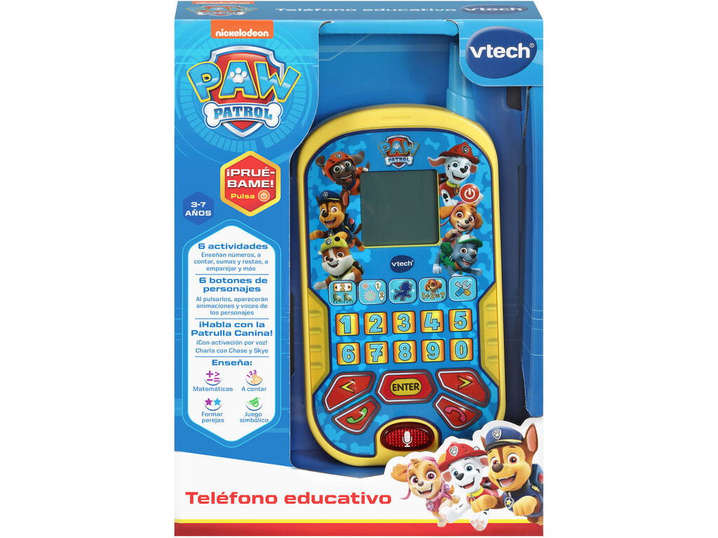 Teléfono Educativo Patrulla Canina VTech 529522