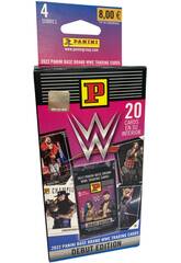 WWE Trading Cards 2022 Debut Edition Ecoblister 4 Packs Panini