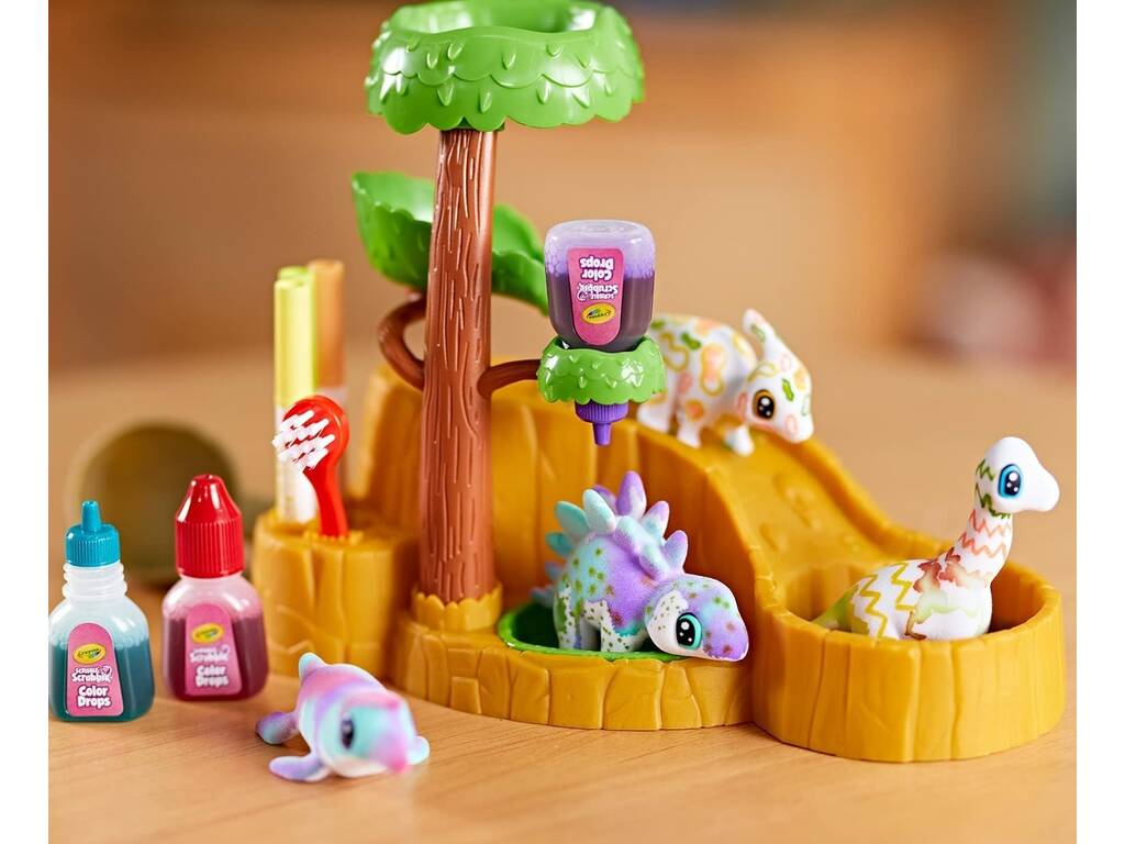 Ensemble de dinosaures Washimals avec figurines et accessoires Crayola 74-7501