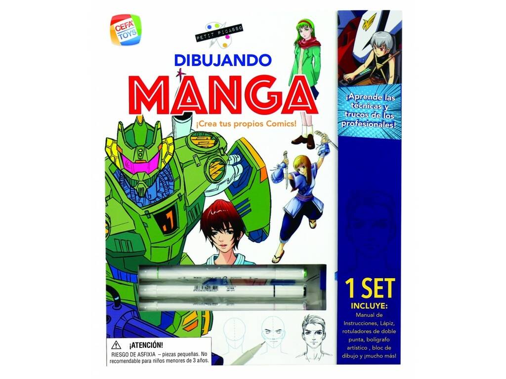 Dibujando Manga Petit Picasso Cefa Toys 574