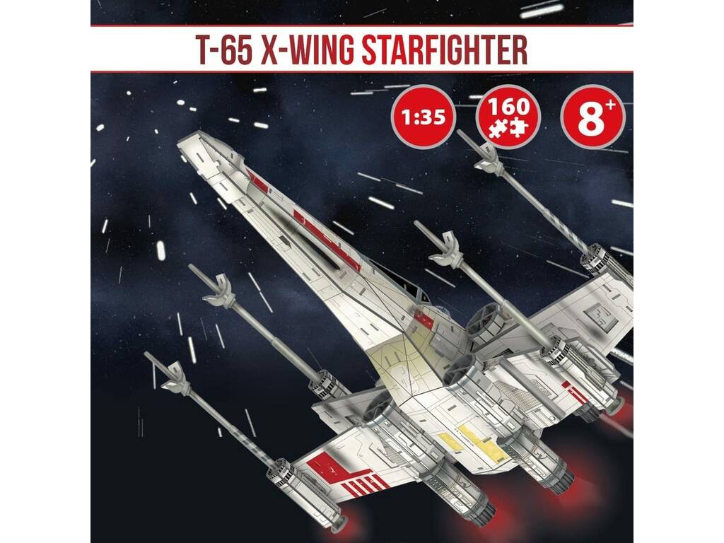 Star Wars Casse-tête 4D T-65 Starfighter X-Wing World Brands SW803116
