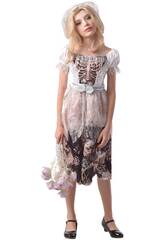 Kostüm Zombie Bride Mädchen Größen S