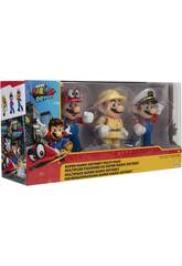 Original Jogo Figuras Set Super Mario Odyssey Multipacks 3 Peças