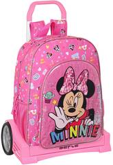 Minnie Mouse Lucky Evolution Rucksack mit Trolley Safta 612212860