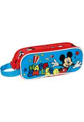 Portatodo Doble Mickey Mouse Happy Smile Safta 812214513
