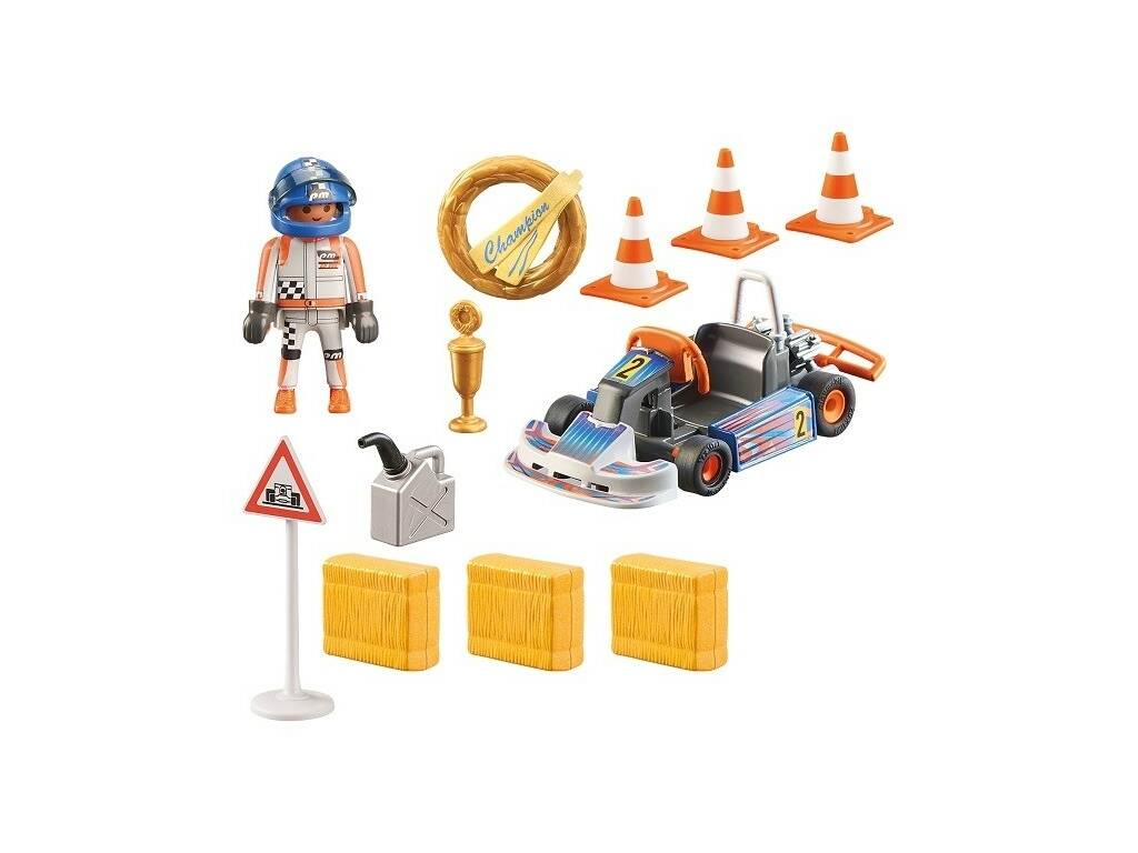 Playmobil Sports and Action Kart de Corridas 71187