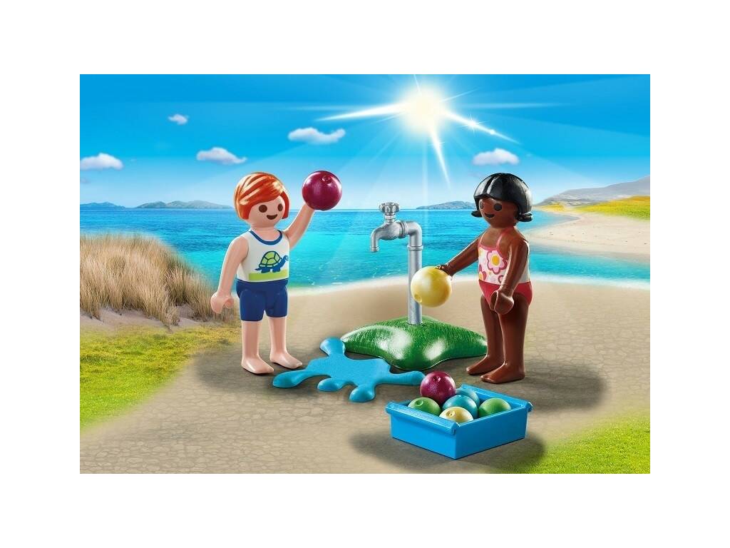 Playmobil Special Plus Bambini con palloncini d'acqua 71166