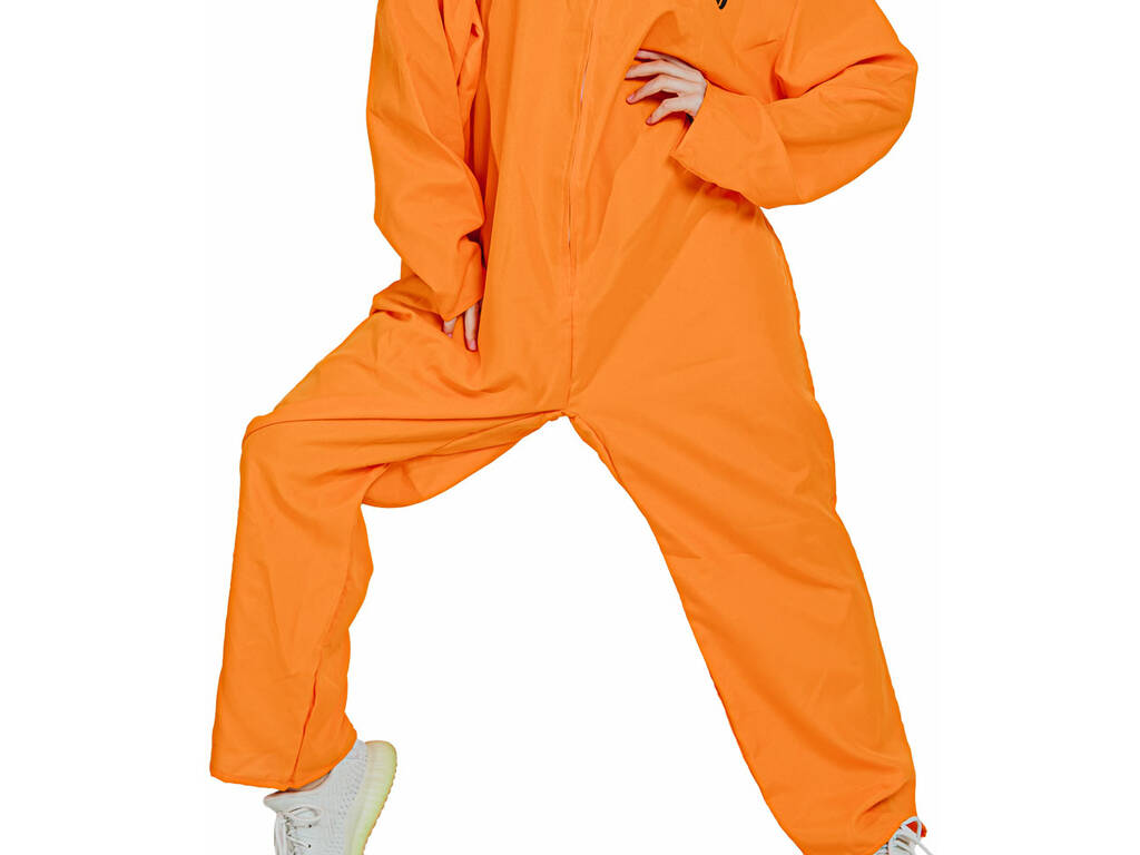 Costume de prisonnier Orange pour femme Taille M