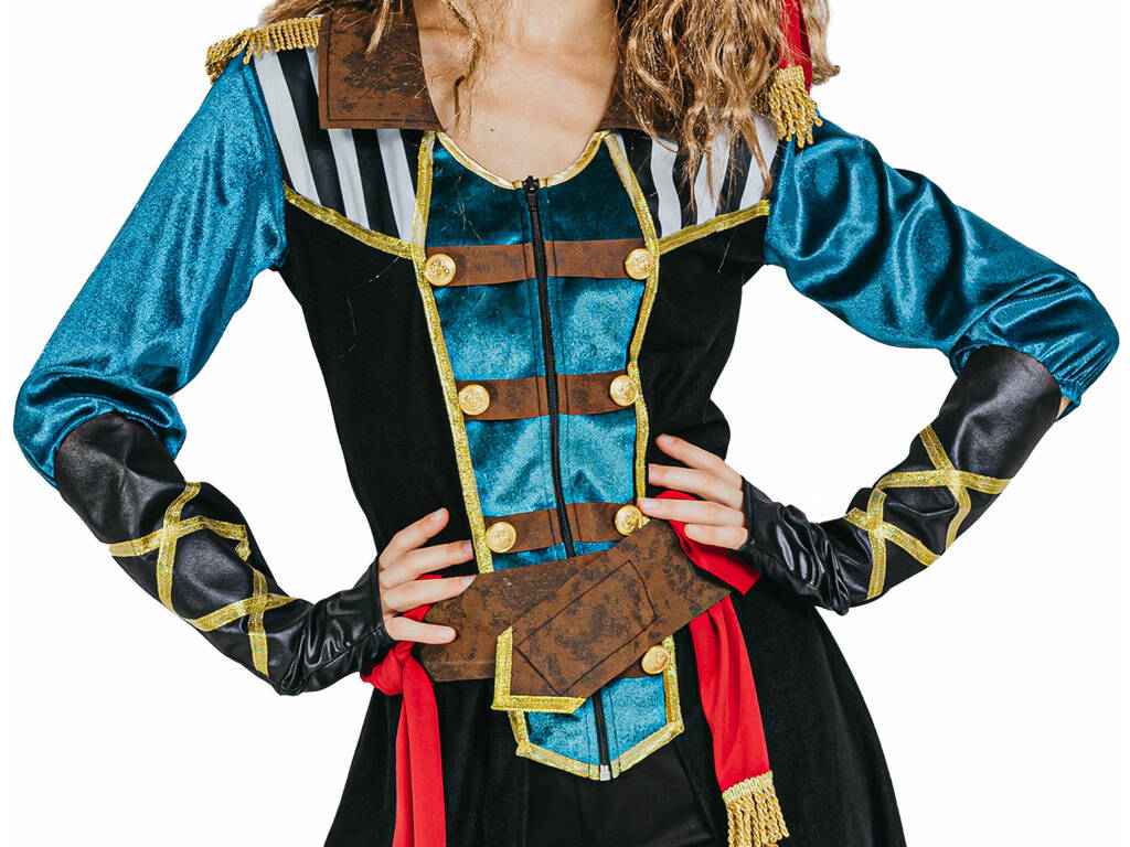 Piratenkapitän-Kostüm für Damen in Größe S