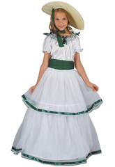 Costume Dame du Sud Fille Taille XL