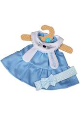 Nenuco Habit sur cintre pour poupée de 35 cm. Robe Bleue Famosa NFN39000