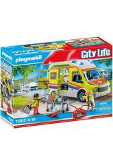 Playmobil City Life Ambulncia com Luz e Som 71202