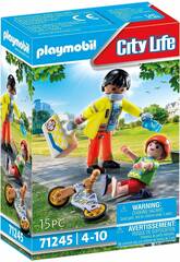 Playmobil City Life Paramedic avec patient Playmobil 71245
