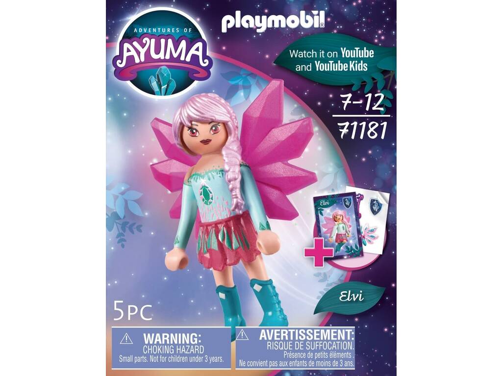 Playmobil Les Aventures d'Ayuma Fée de Cristal Elvi 71181