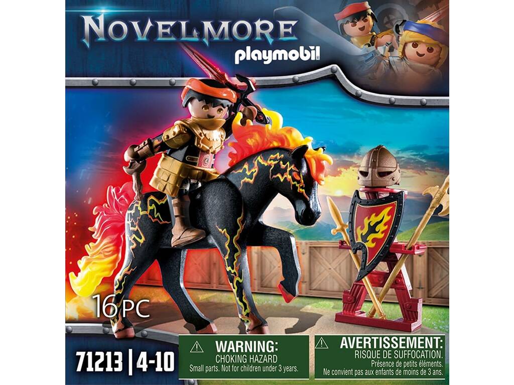 Playmobil Novelmore Cavaliere di fuoco Brunham Raiders 71213