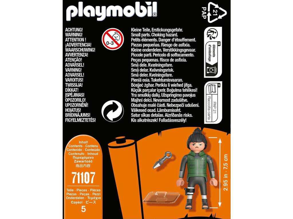 Playmobil Naruto Shippuden Figura Shikamaru 71107