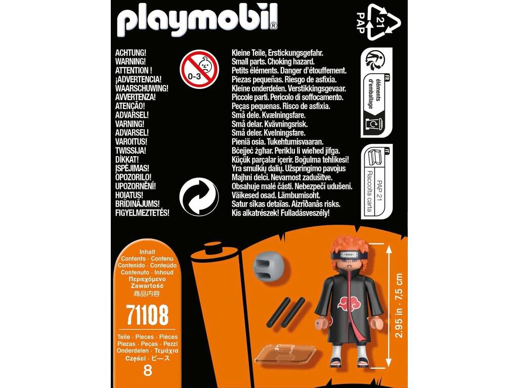 Playmobil Naruto Shippuden Figura Pain 71108