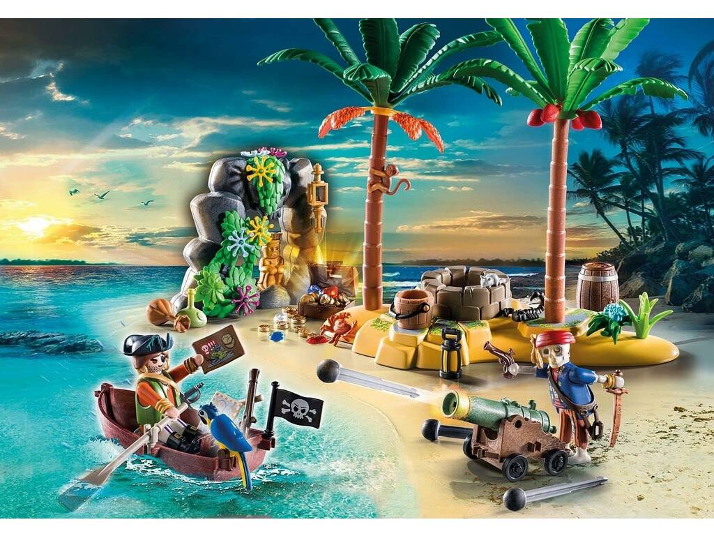 Playmobil Pirates Treasure Island Pirat mit Skelett Playmobil 70692