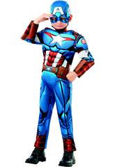 Costume enfant Captain America Deluxe T-M Rubies 640833-M