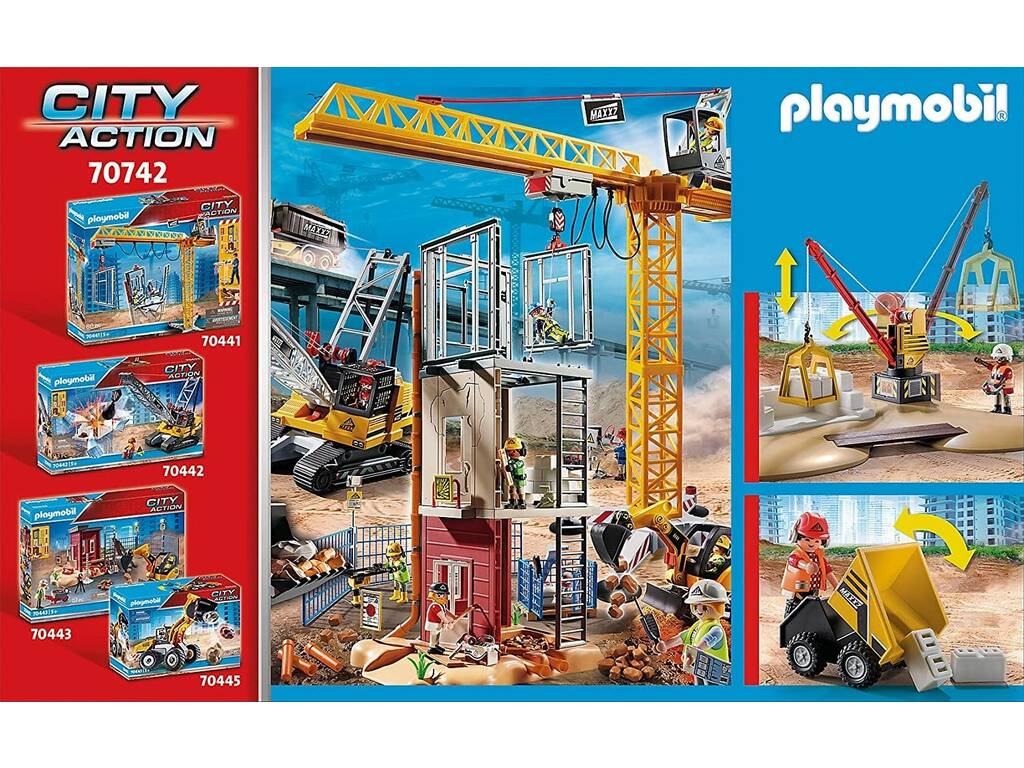 Playmobil City Life Construccion con Camión Volquete 70742