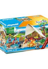 Playmobil Family Fun Familia de Acampada 70743