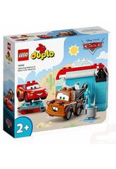 Lego Duplo Disney Diversin en el Autolavado con Rayo McQueen y Mate 10996