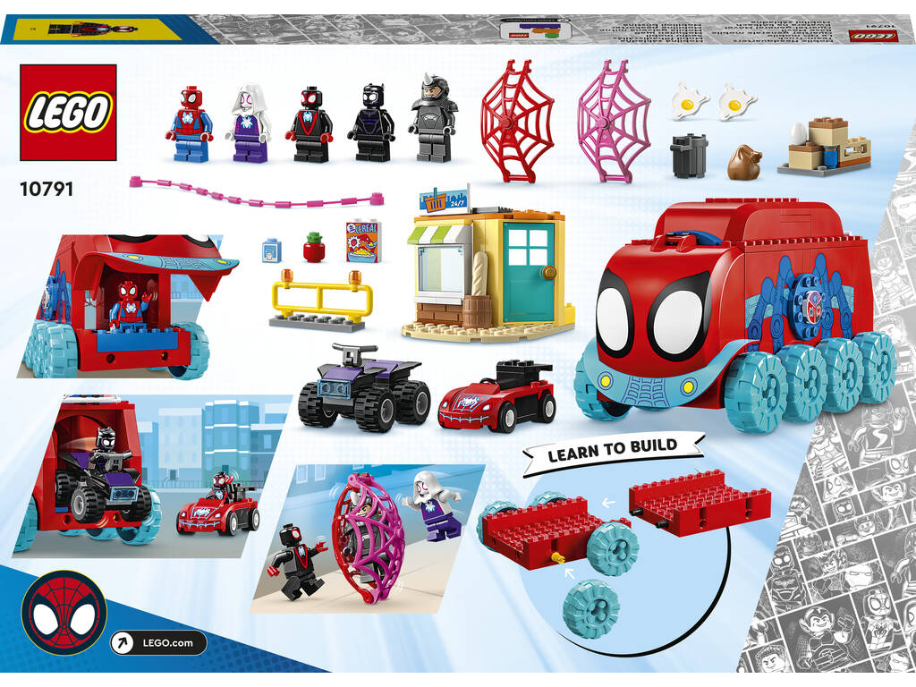 Lego Marvel Base Movil del Equipo Spidey 10791