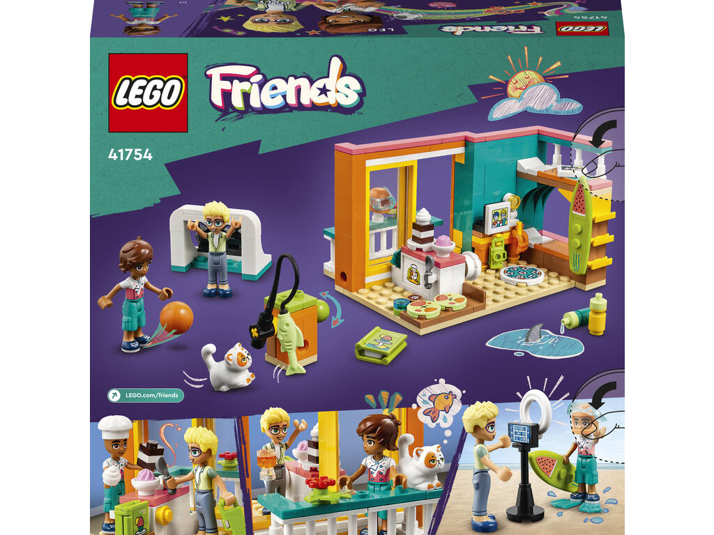 Lego Friends Habitación de Leo 41754