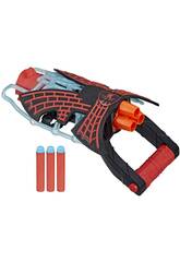 Nerf Spiderman Across The Spider-Verse Miles Morales Lanzador Hasbro F3734 