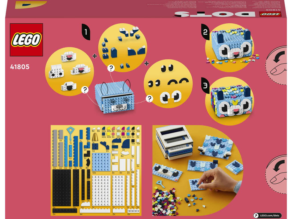 Lego Dots Tiroir Animaux Créatifs 41805