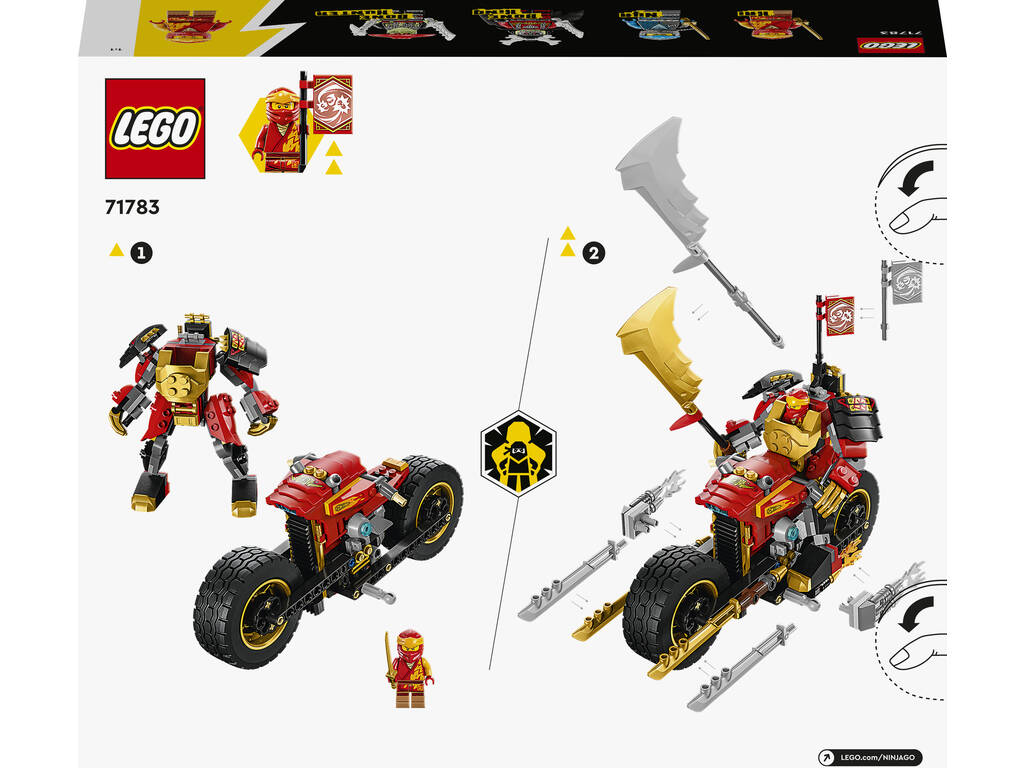 Lego Ninjago Moto Meca Evo de Kai 71783