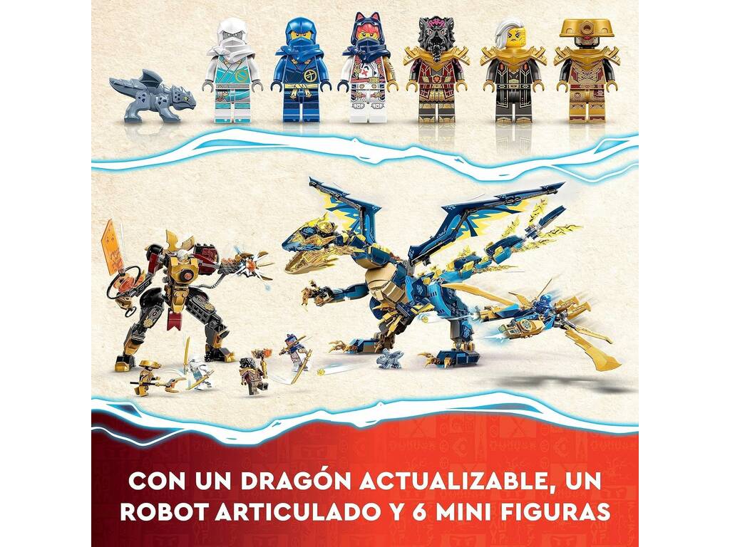 Lego Ninjago Dragão Elemental vs. Imperatriz Meca 71796