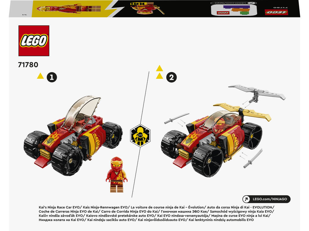 Lego Ninjago Kais Ninja Evo Rennwagen 71780