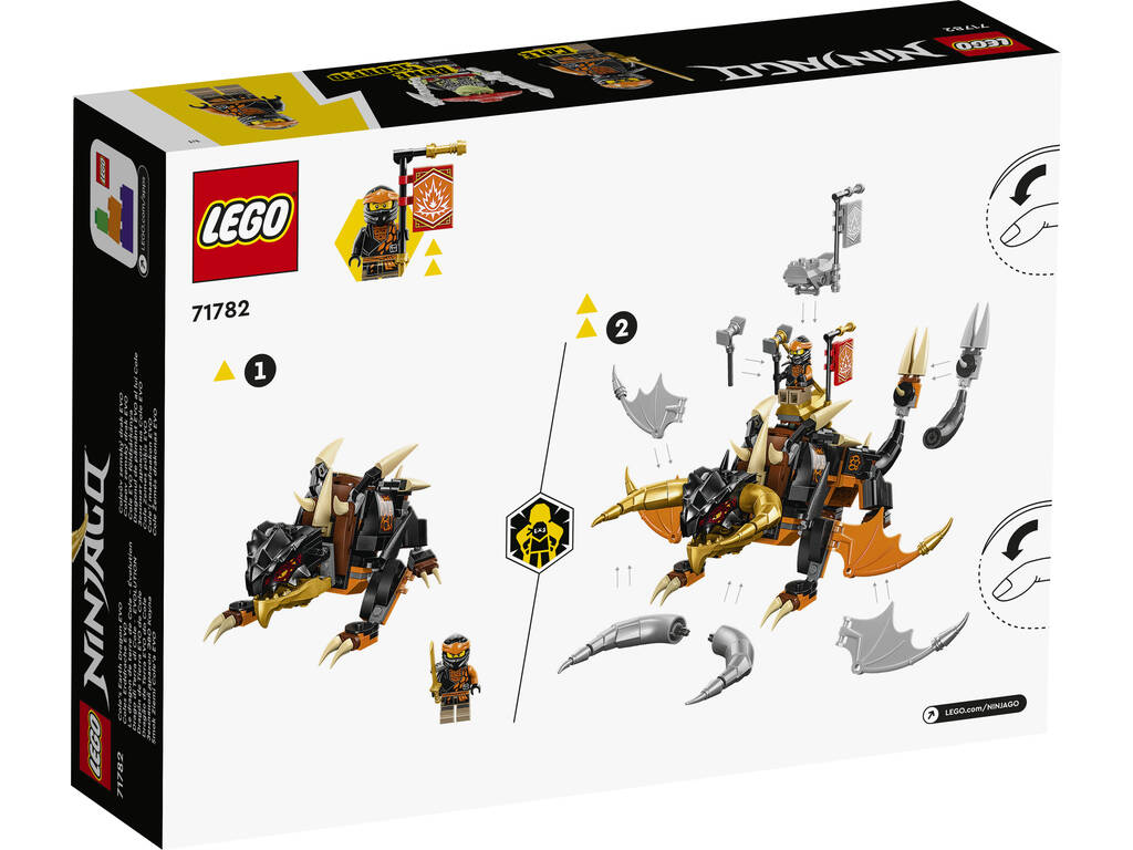 Lego Ninjago Erdes Drache Evo von Cole. 71782