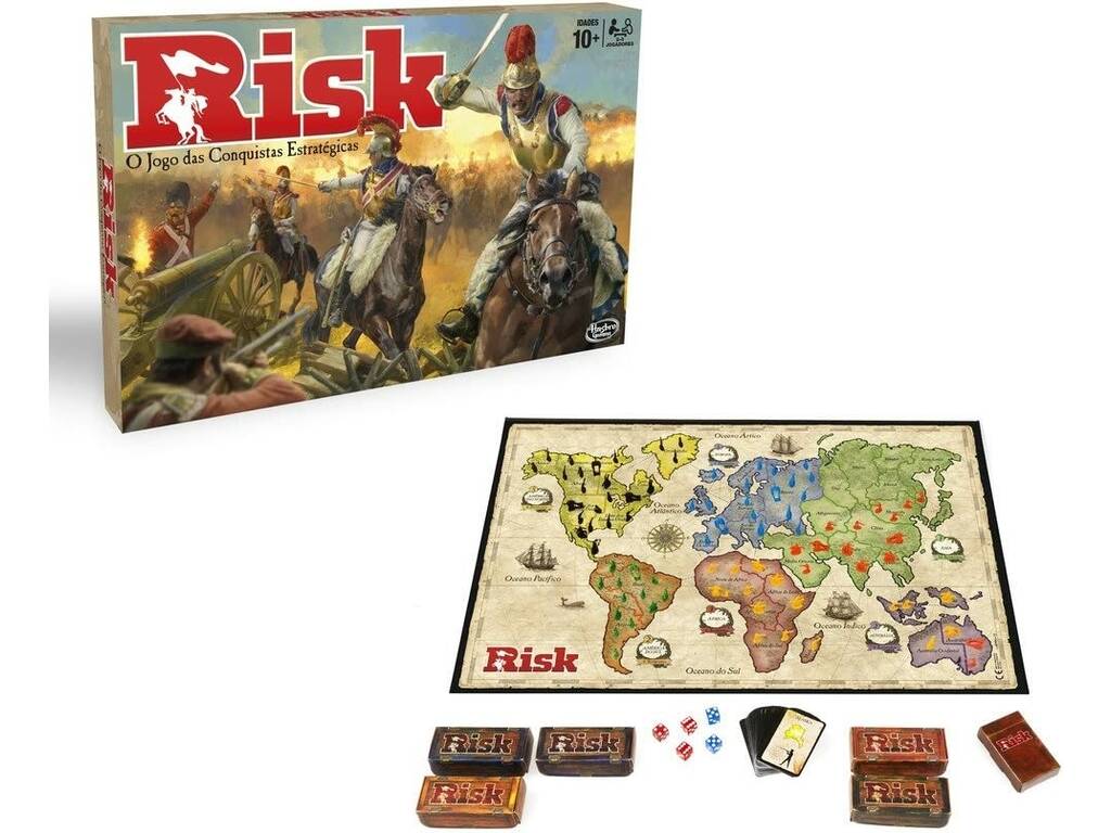 Gioco da tavolo Risk Portoghese Hasbro B7404190