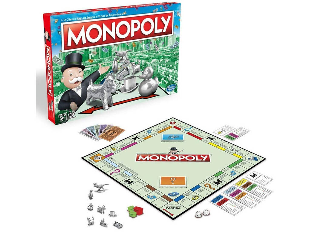 Monopoly Classico Portogallo Hasbro C1009521 - Juguetilandia