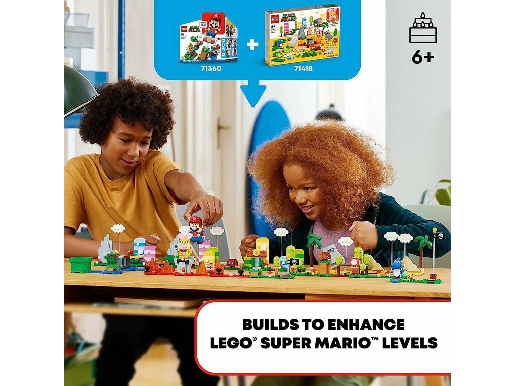 Lego Super Mario Set de Expansão Caixa de Ferramentas Criativas 71418