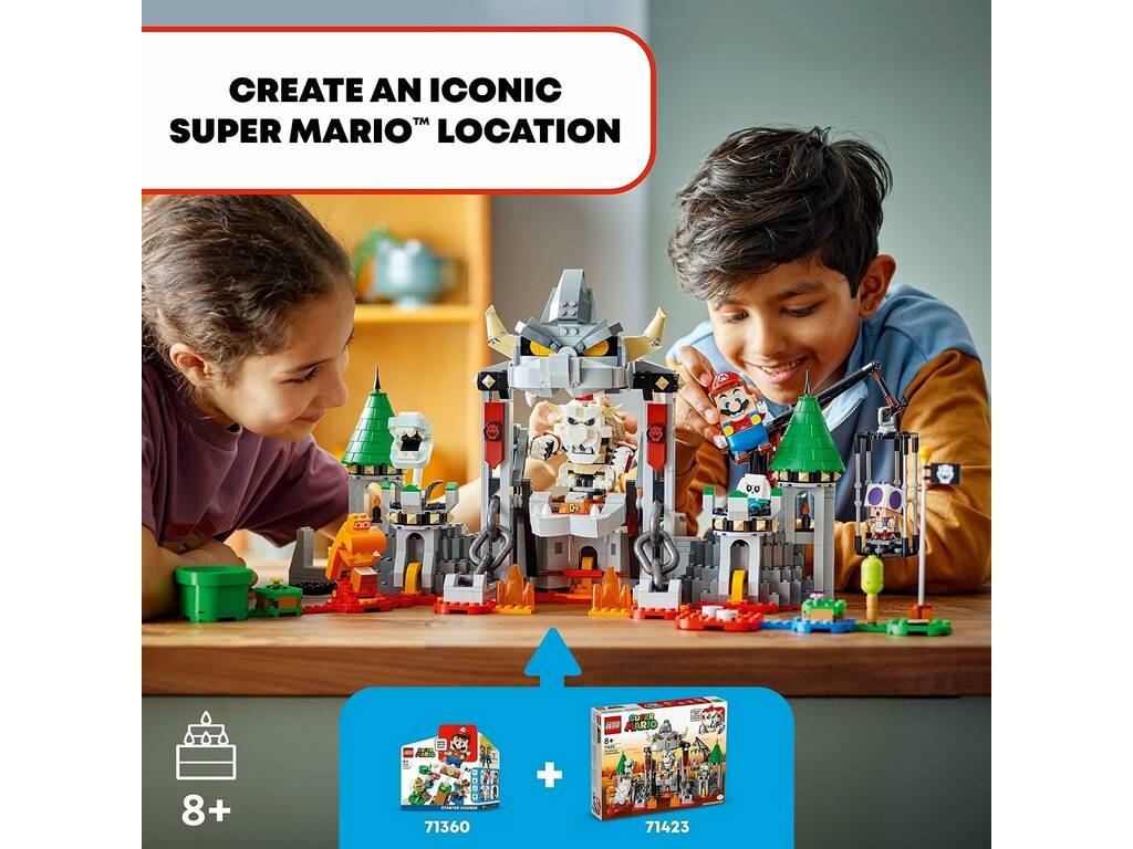 Lego Super Mario Erweiterungsset: Kampf gegen Bowsitos im Schloss 71423