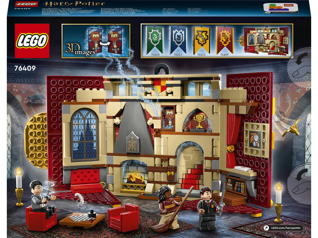 Lego Harry Potter Estandarte da Casa Gryffindor 76409