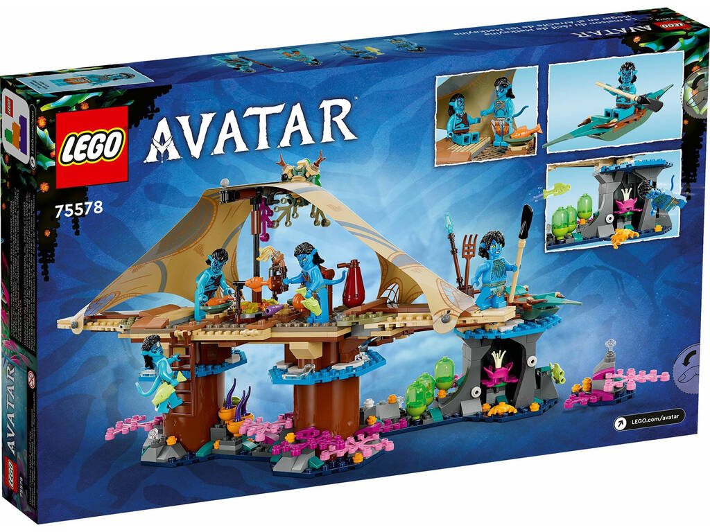Lego Avatar Casa sulla barriera corallina del Metkayina 75578