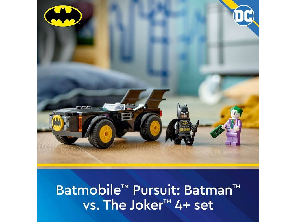 Lego DC Batman Inseguimento della batmobile di Batman contro il Joker 76264