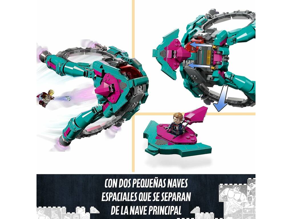 Lego Marvel Guardianes de la Galaxia Nave de los Nuevos Guardianes 76255