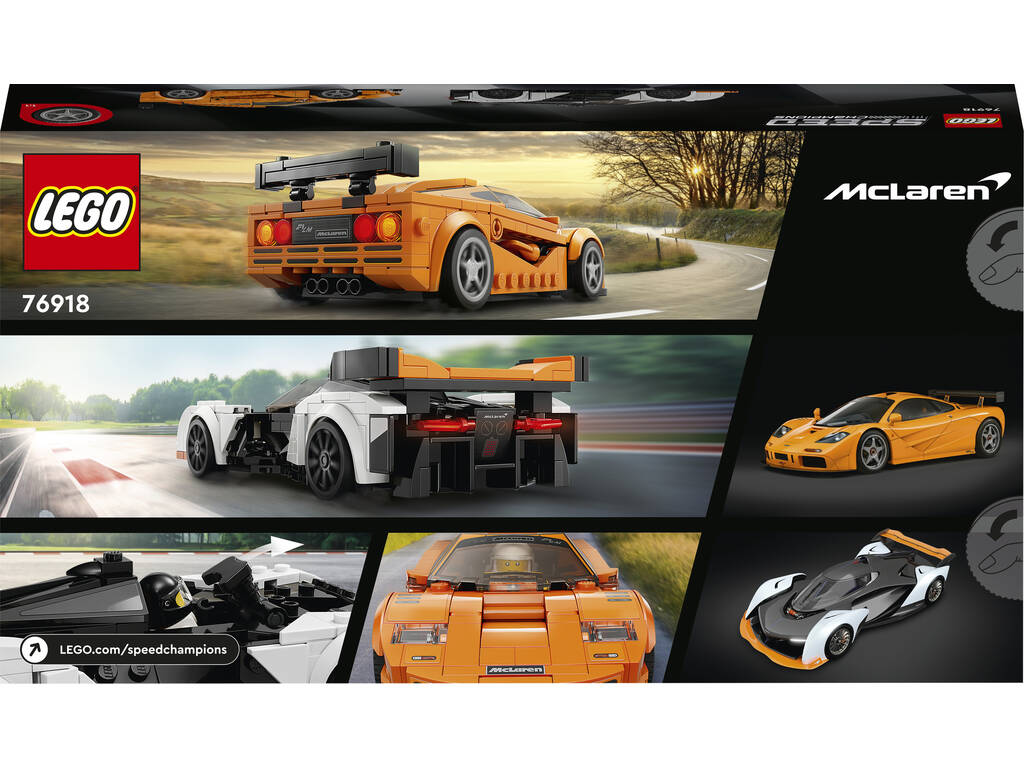 Lego Speed Champions McLaren Solus GT y McLaren F1 LM 76918