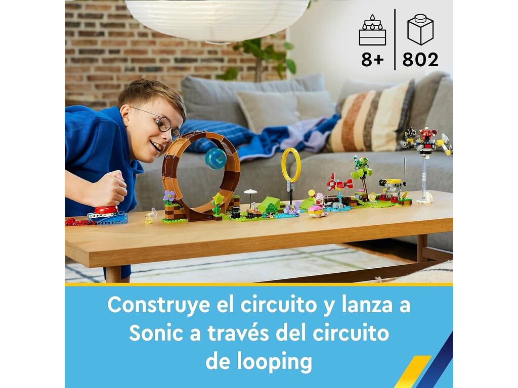 Lego Sonic The Hedgehog: Desafío del Looping de Green Hill Zone 76994