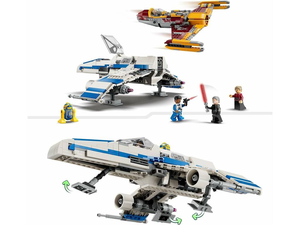 Lego Star Wars Ala-E de la Nueva República vs. Caza Estelar de Shin Hati 75364