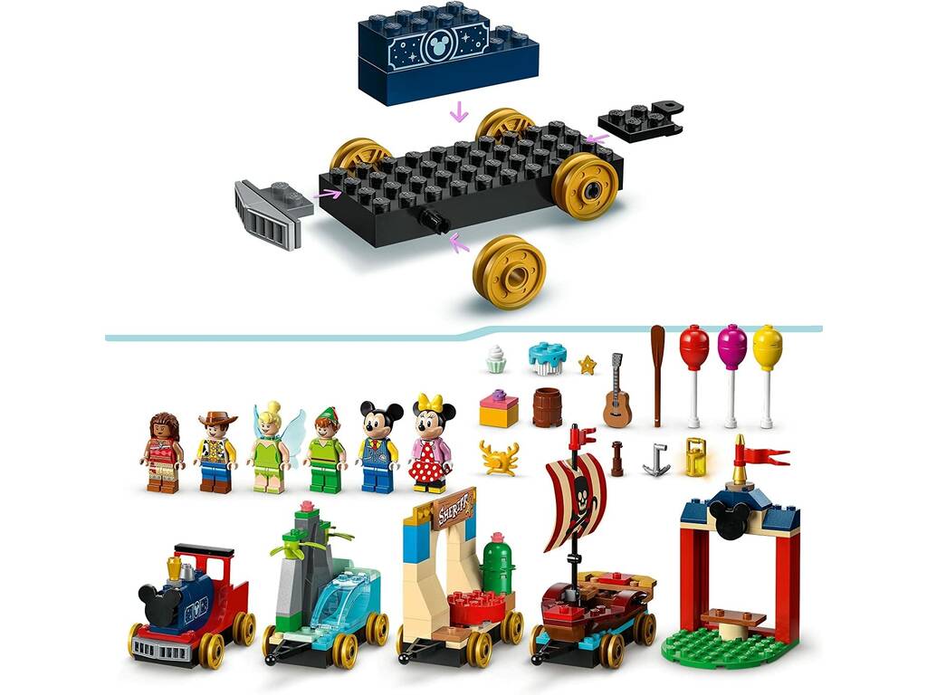  Lego Disney Train Hommage a Disney 43212 