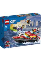 Lego City Fire Bateau de sauvetage 60373